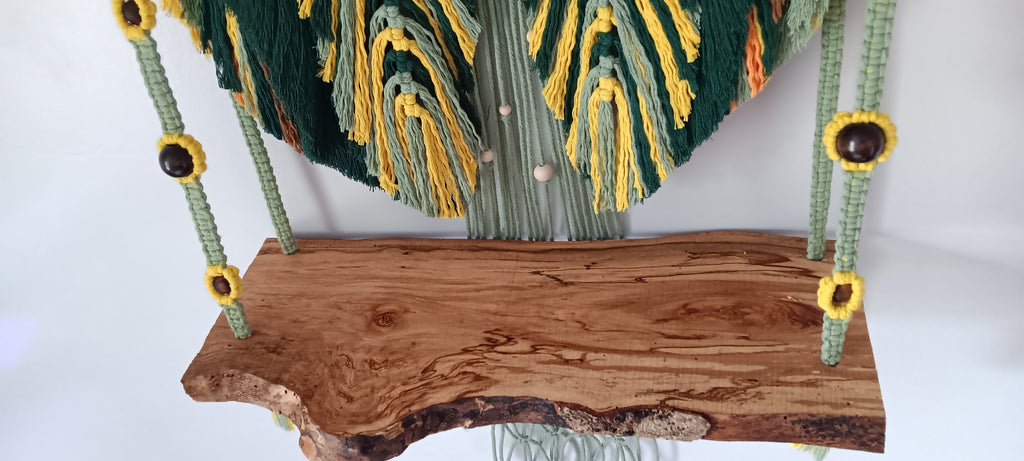 Macramé Hanging Shelf