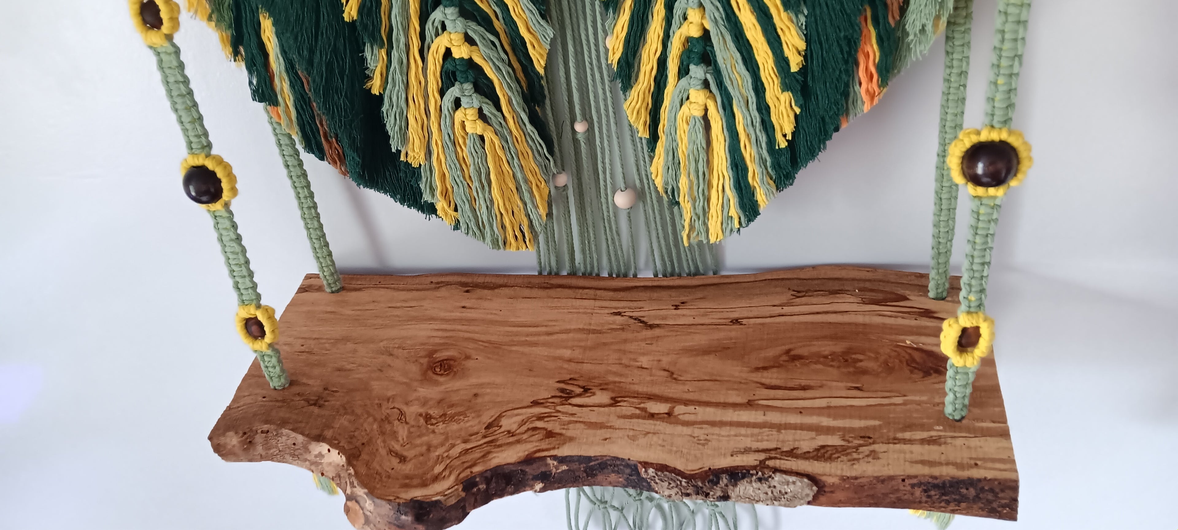Macramé Hanging Shelf